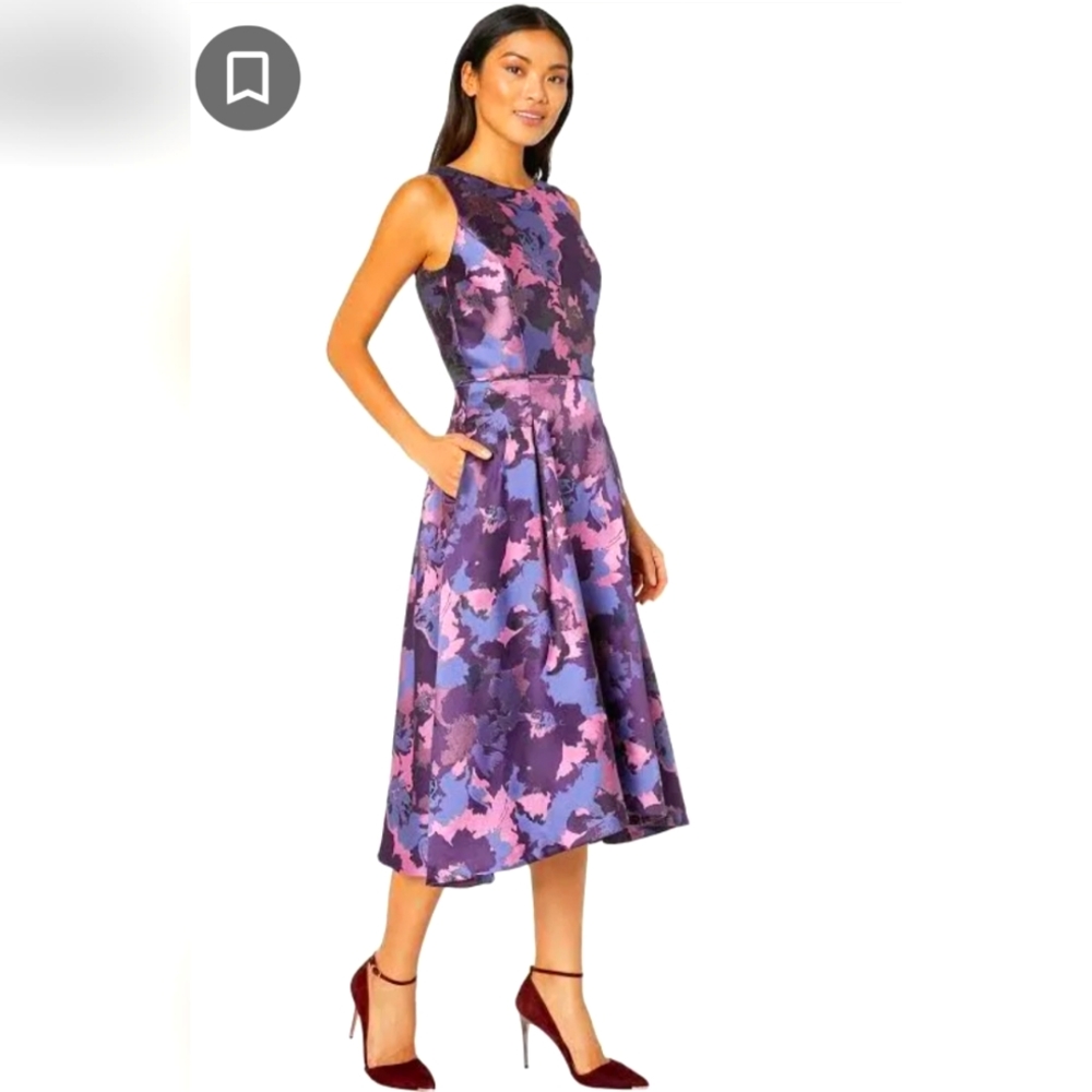 Tahari Arthur s. Levine floral dress